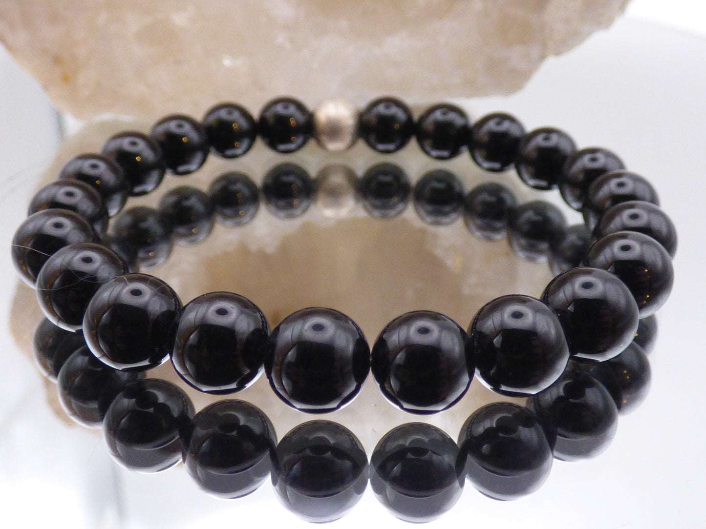 Bracelet en tourmaline noire
