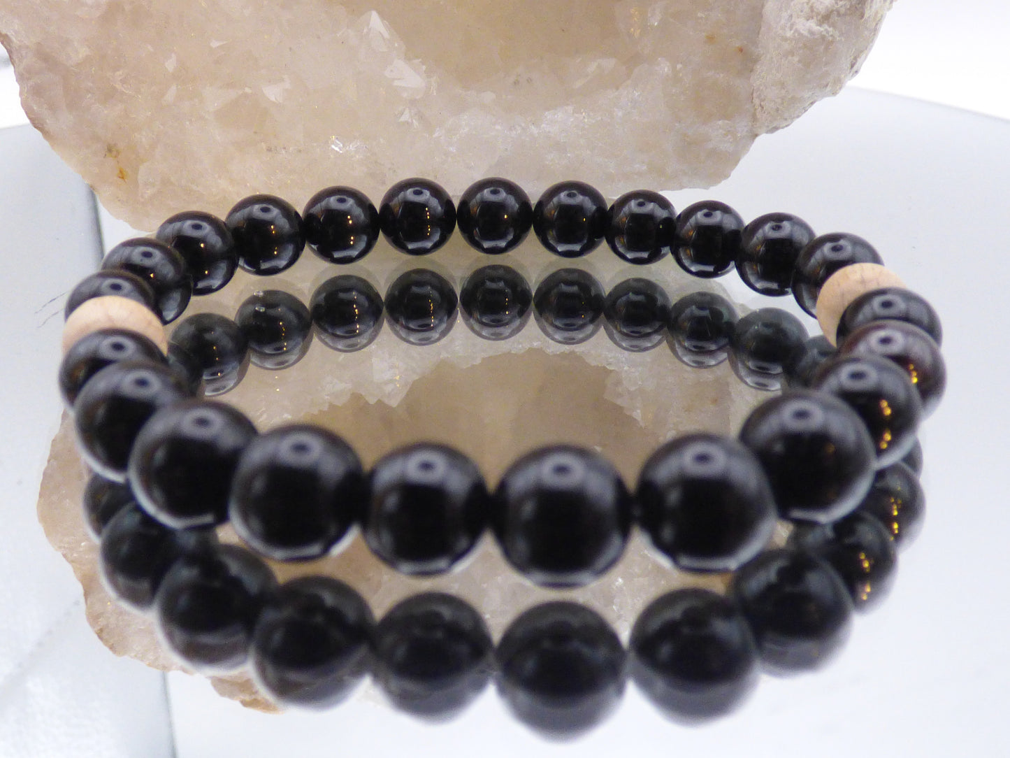Bracelet en tourmaline noire