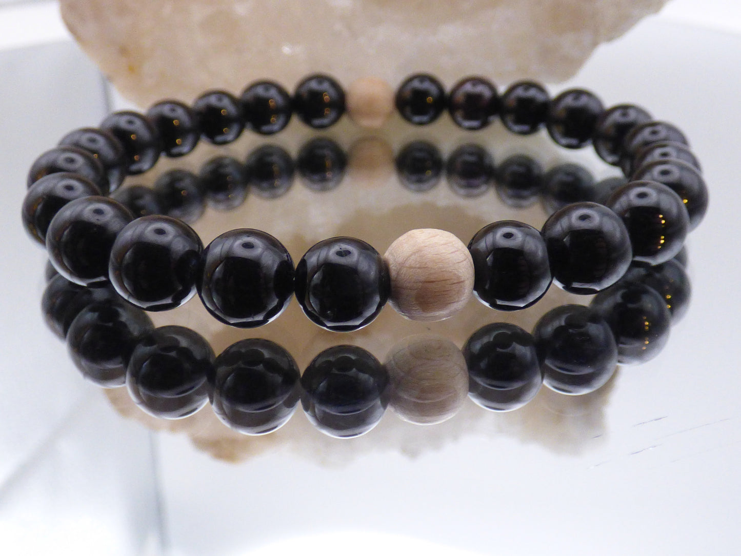 Bracelet en tourmaline noire