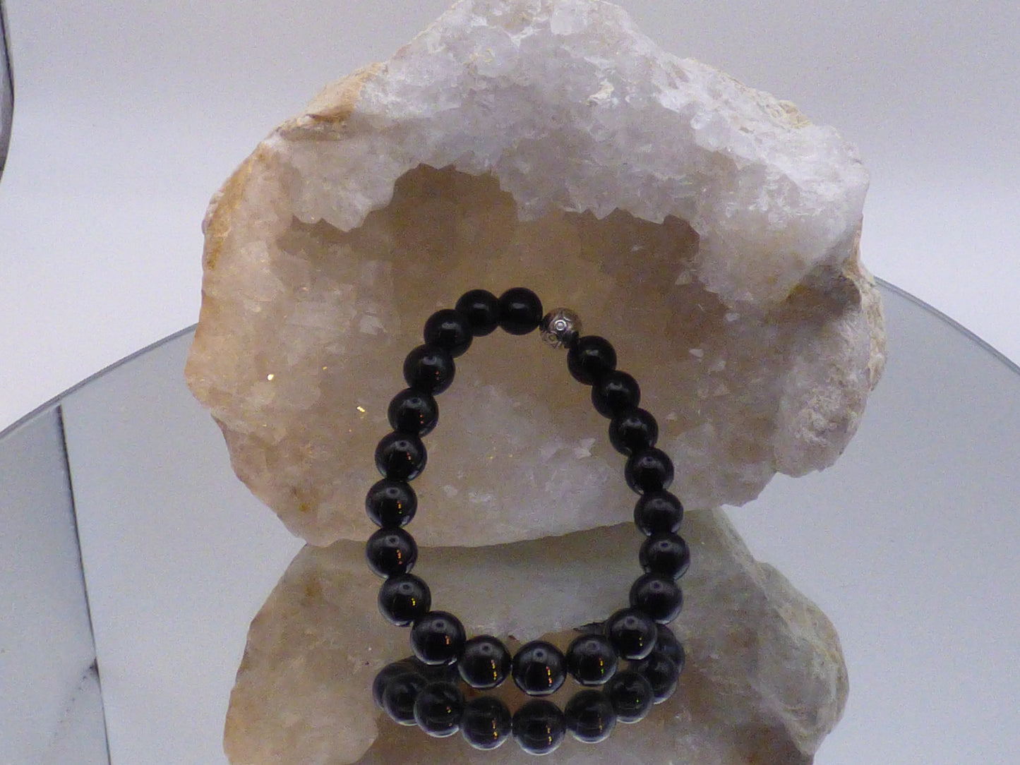 Bracelet en tourmaline noire