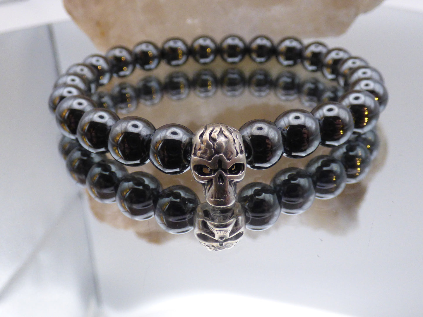 Bracelet homme en hématite