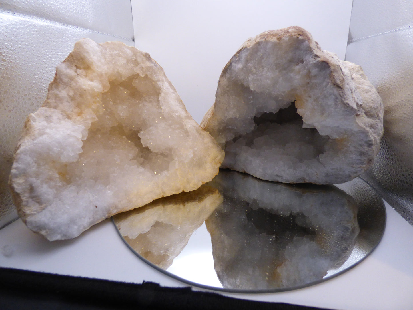 géode de cristal de roche