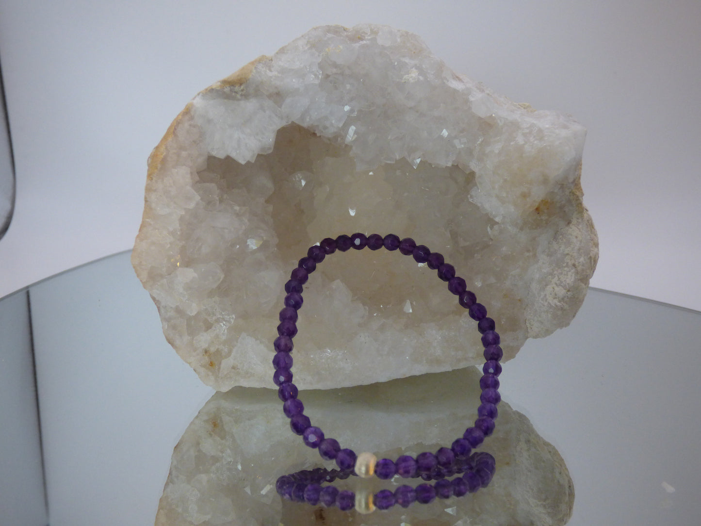 Bracelet femme en Améthyste