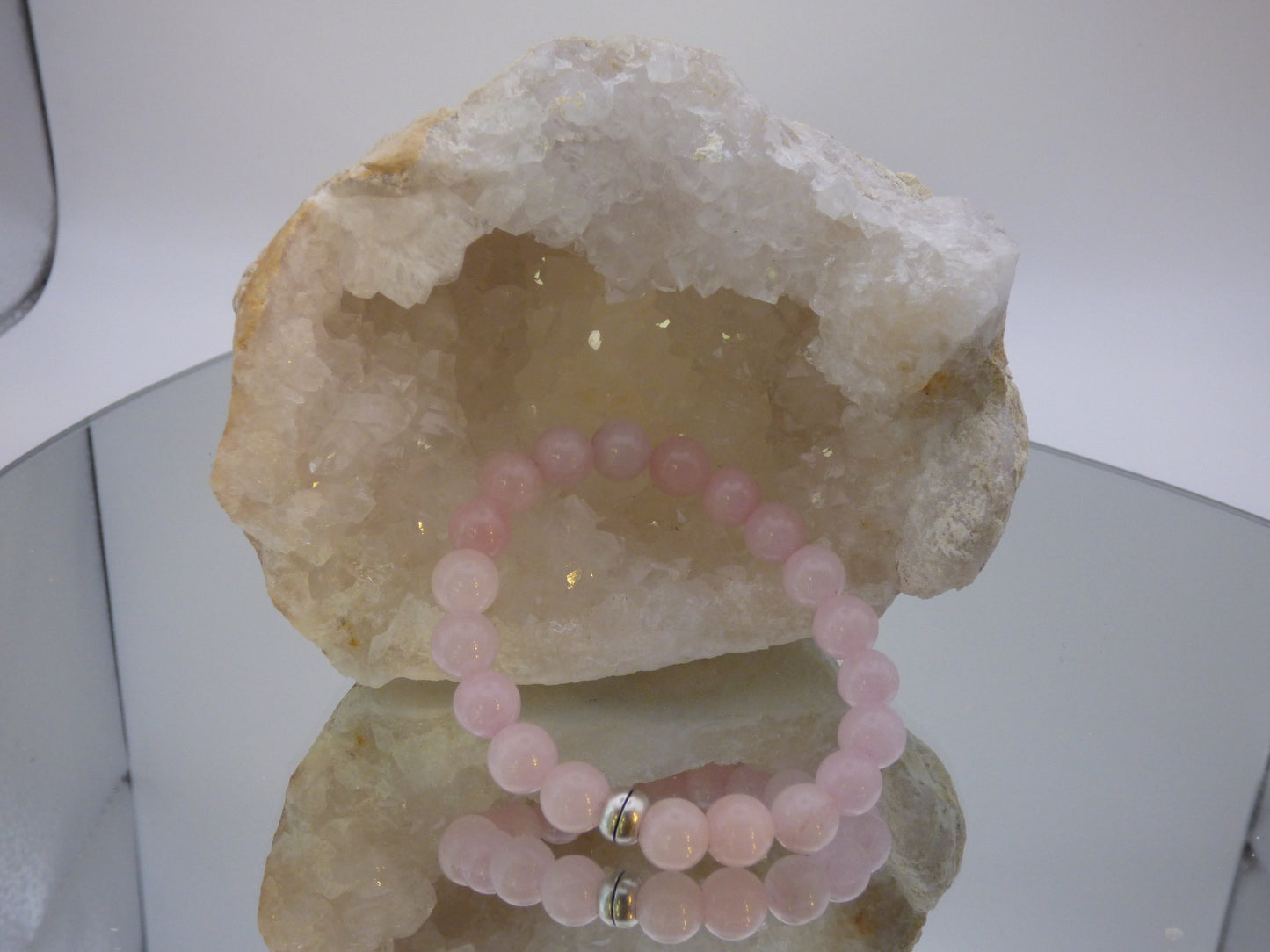 Bracelet femme en Quartz rose