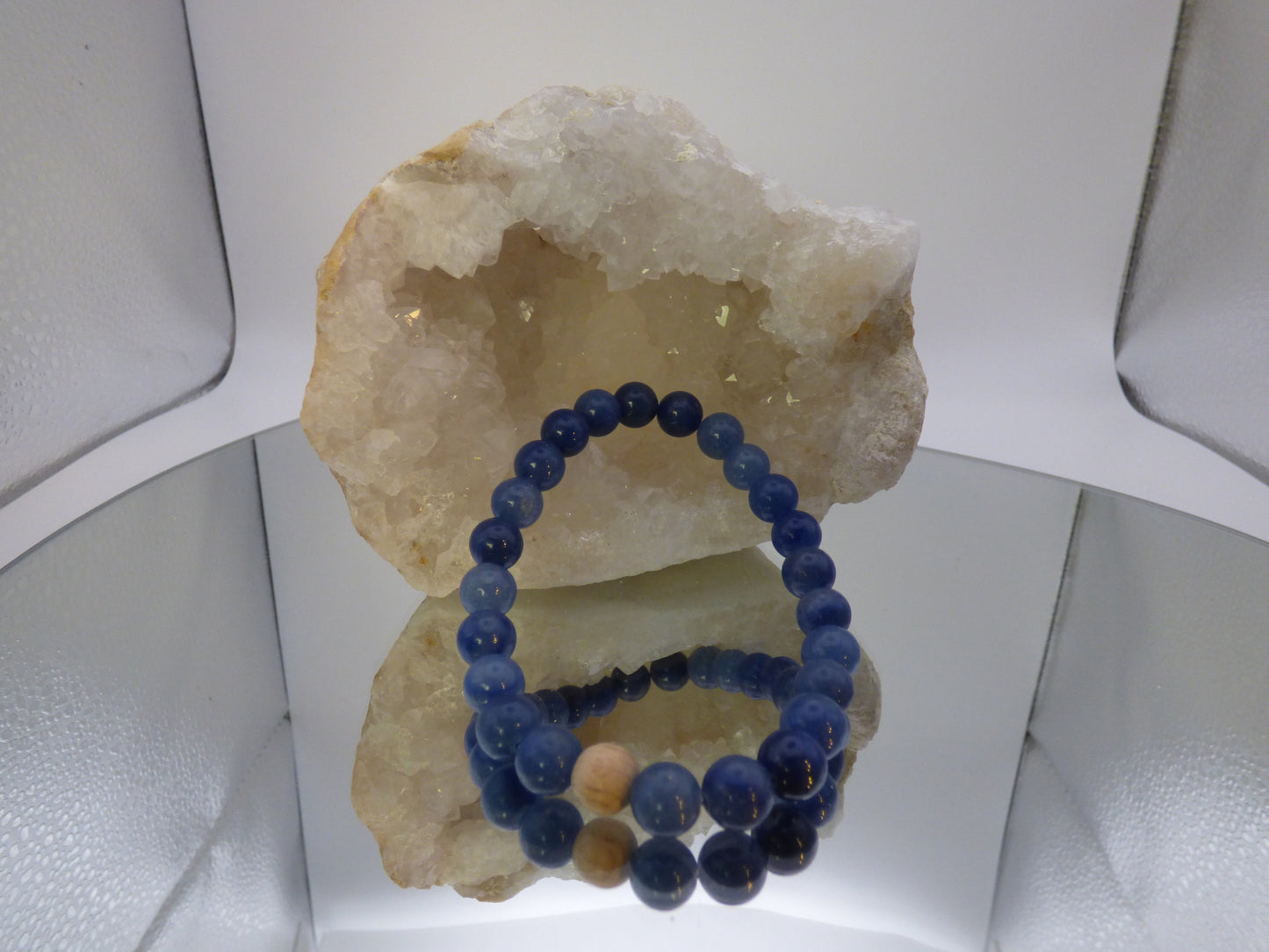 Bracelet Homme en quartz bleu