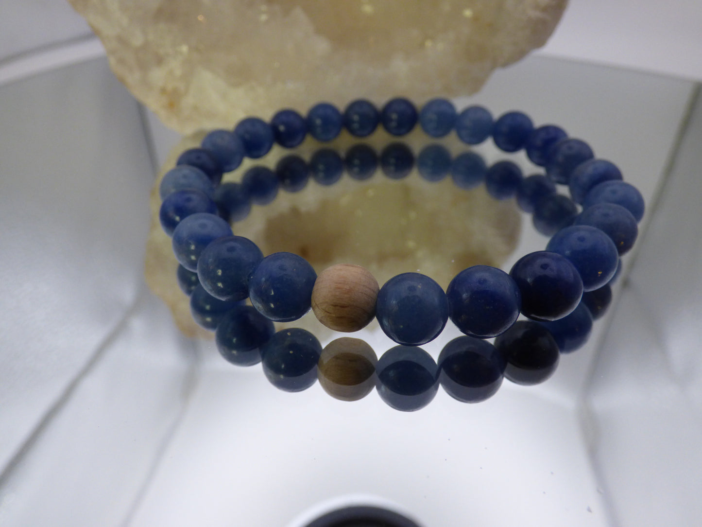 Bracelet Homme en quartz bleu