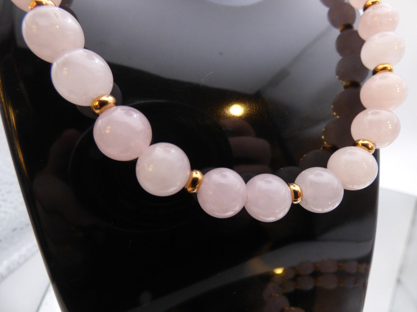 Parure quartz rose