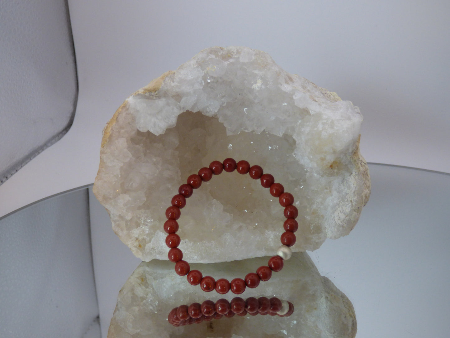 Bracelet en Jaspe rouge