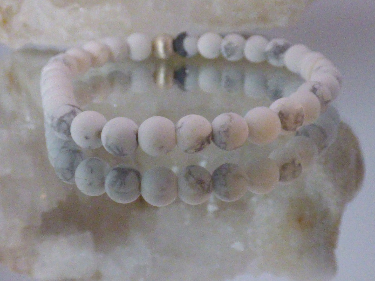 Bracelet en howlite