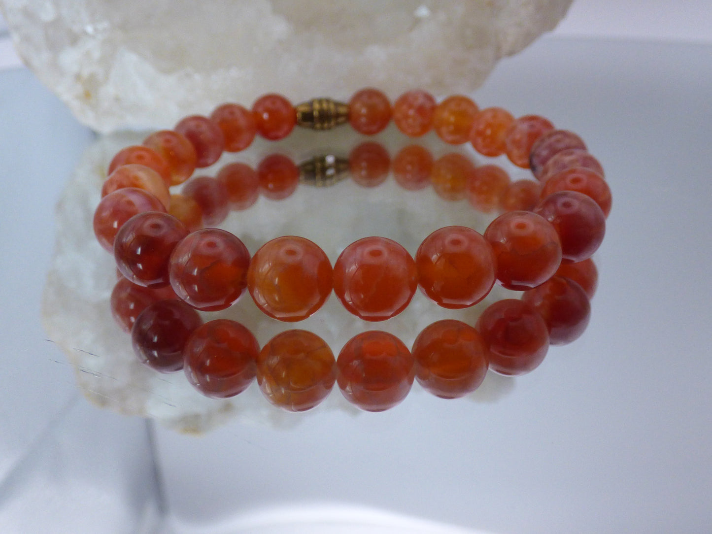 Bracelet en agate de feu