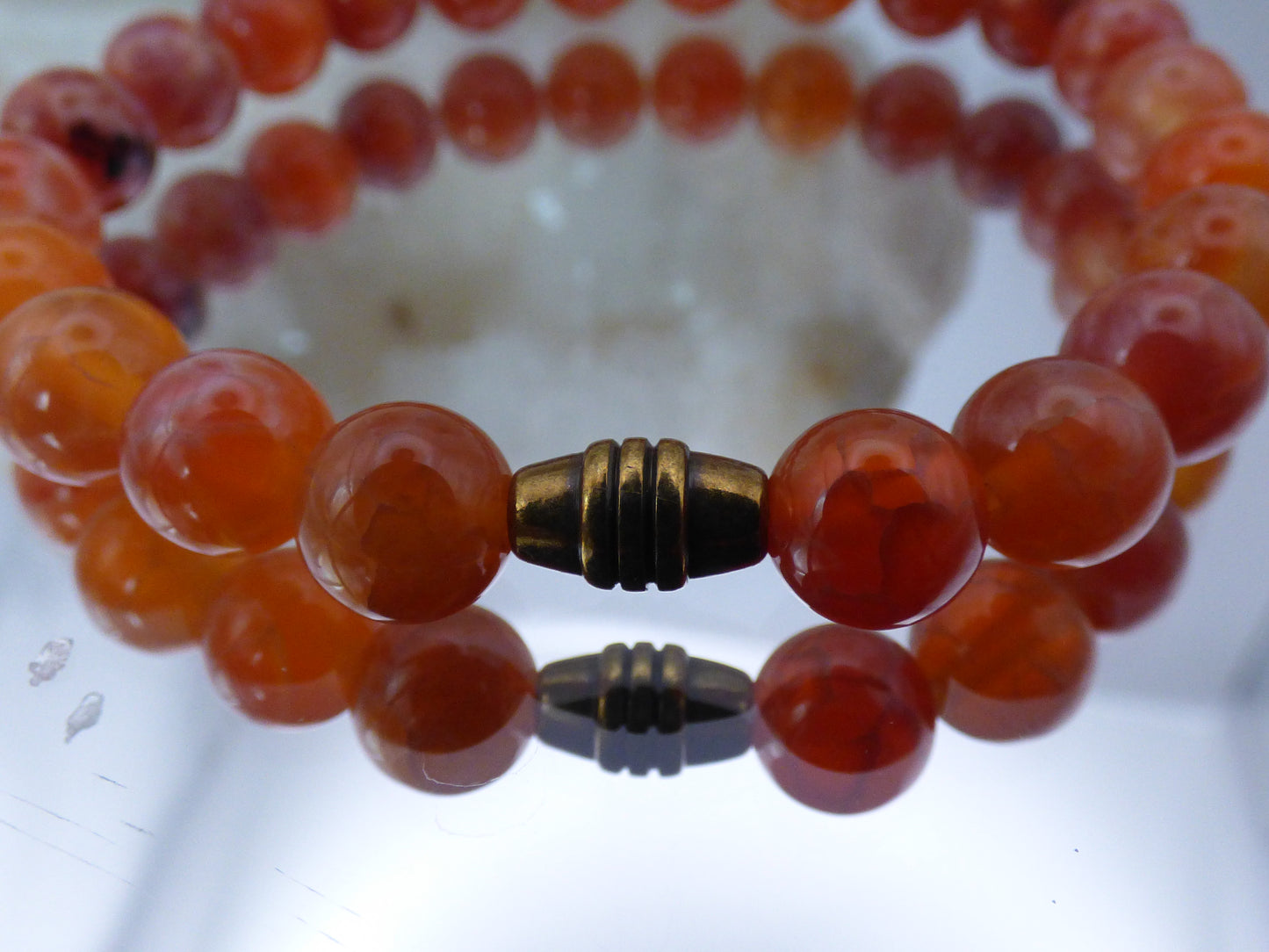 Bracelet en agate de feu