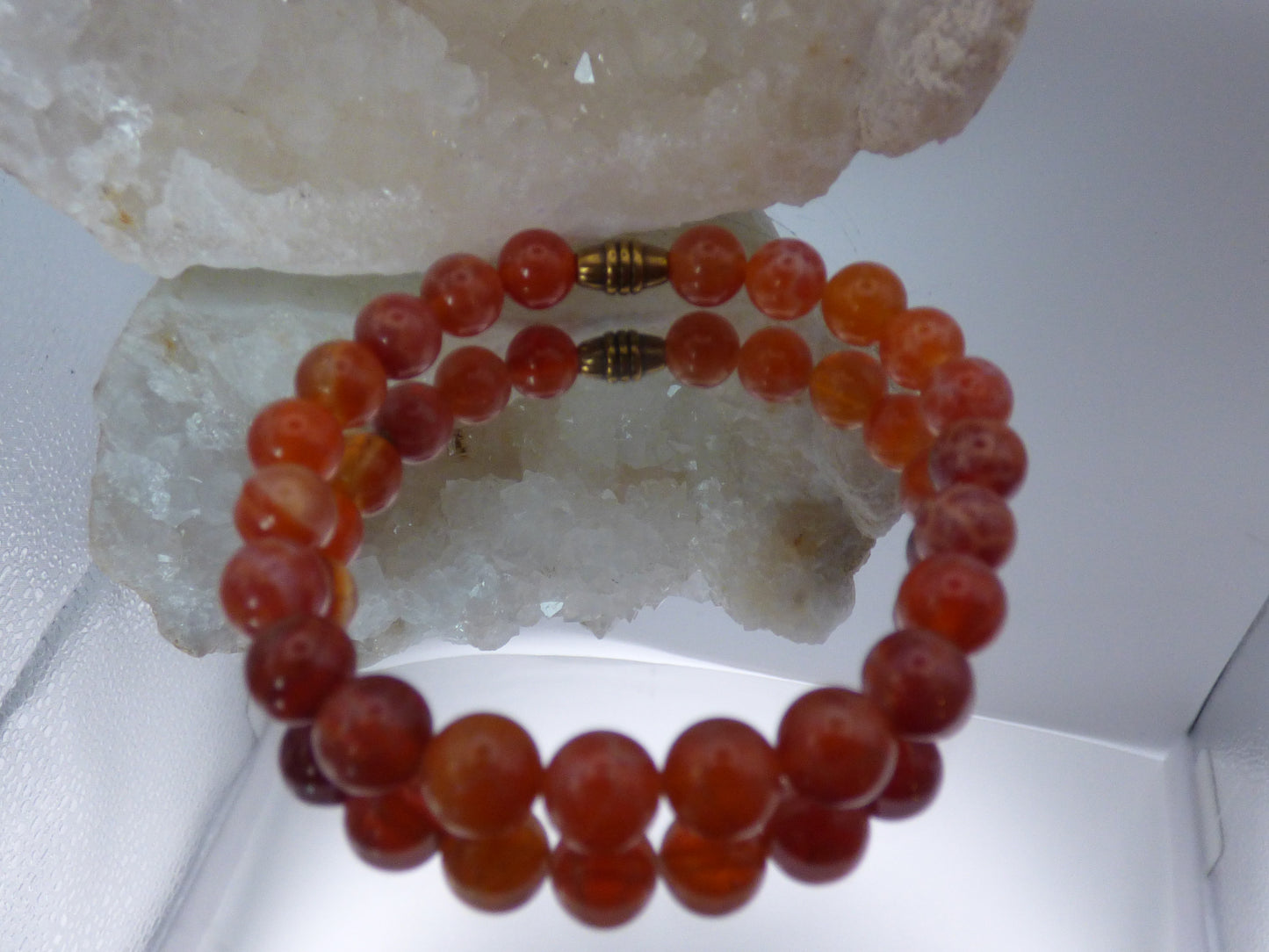 Bracelet en agate de feu