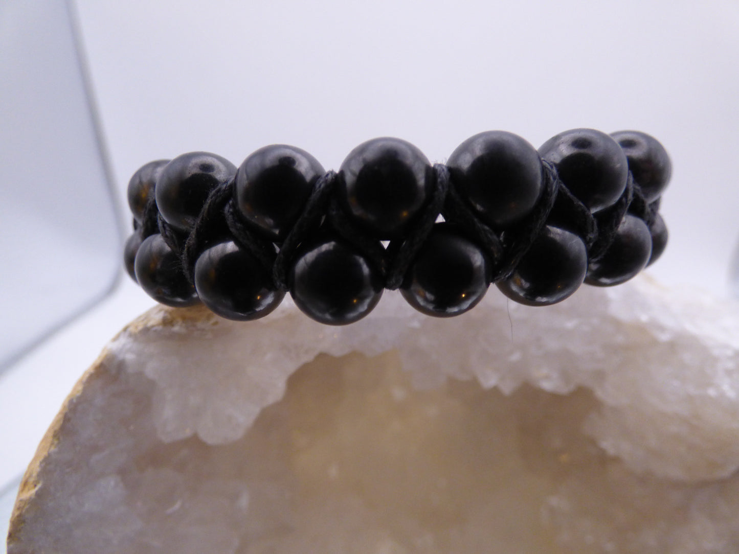 Bracelet en Tourmaline noire (Piece unique)