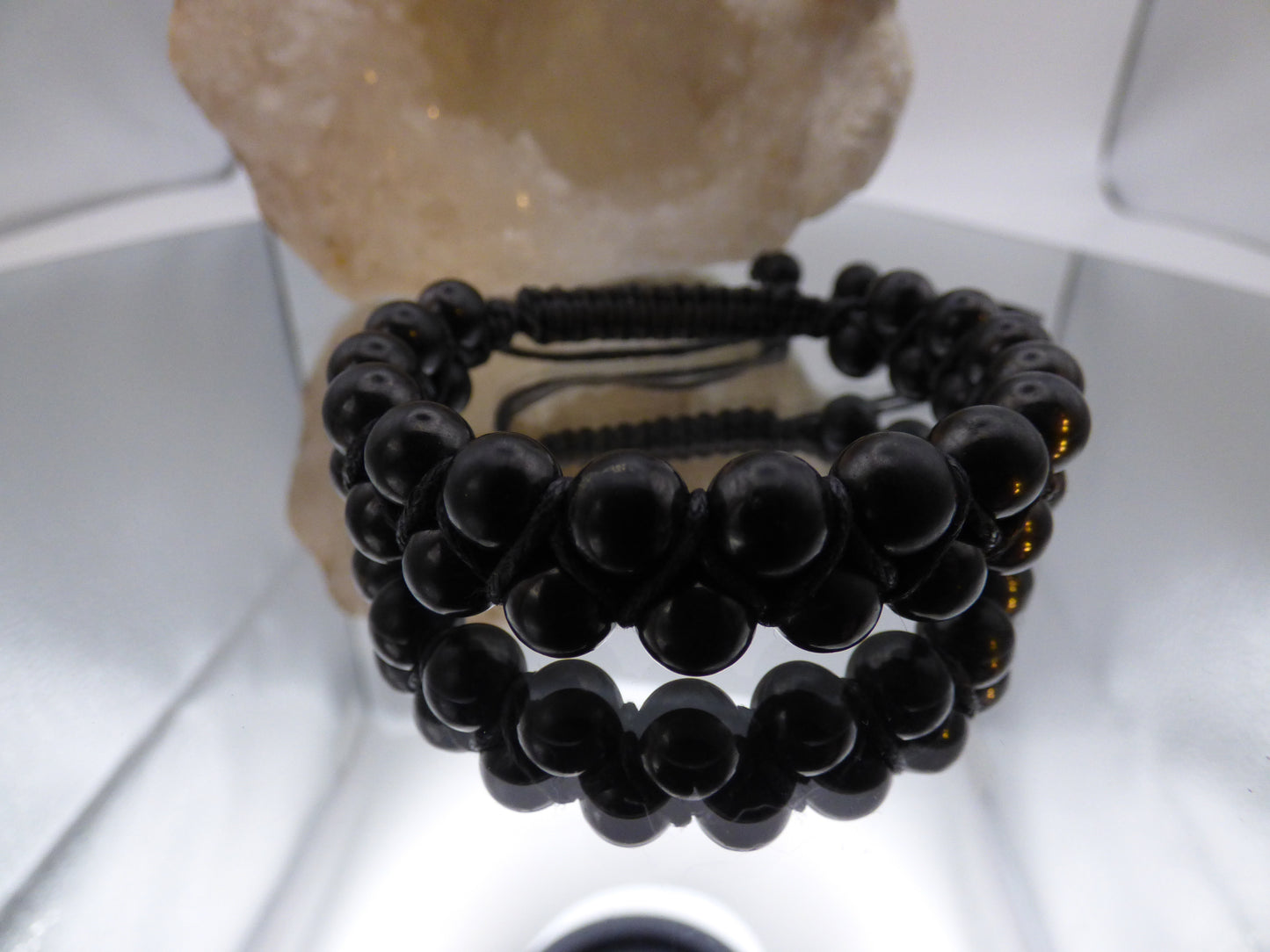 Bracelet en Tourmaline noire (Piece unique)