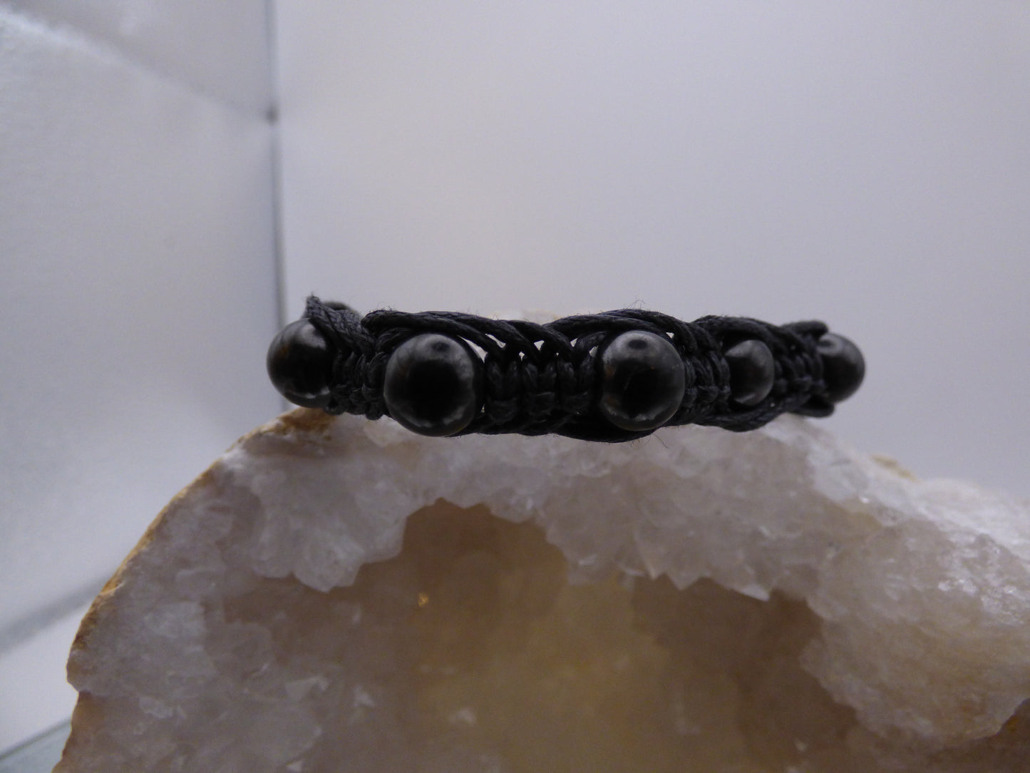 Bracelet en Tourmaline noire (Piece unique)