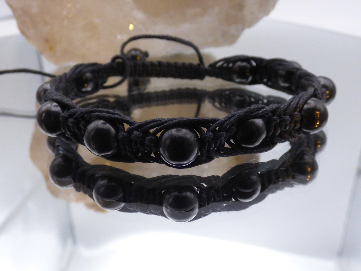 Bracelet en Tourmaline noire (Piece unique)
