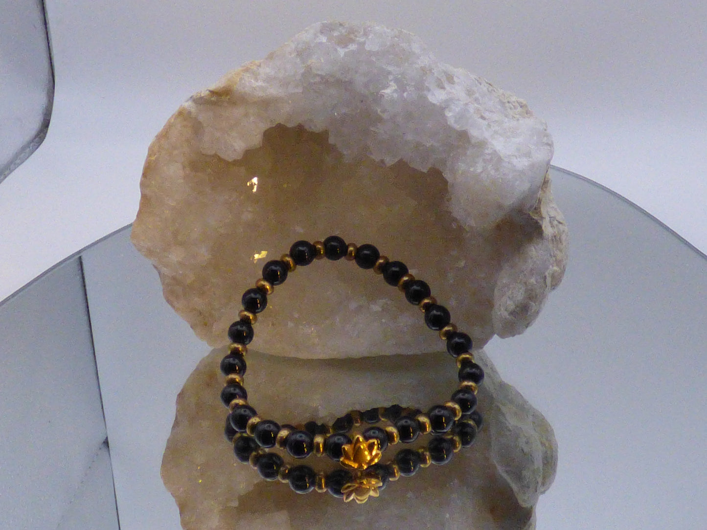 Bracelet en spinelle noire (Piece unique)