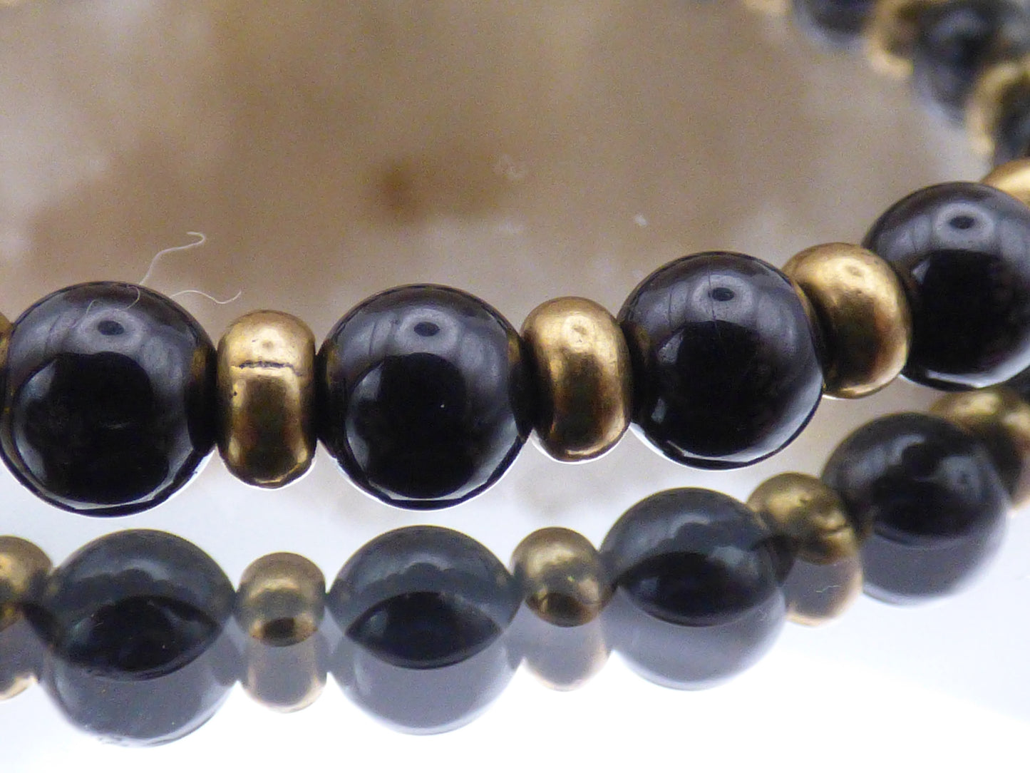 Bracelet en spinelle noire (Piece unique)
