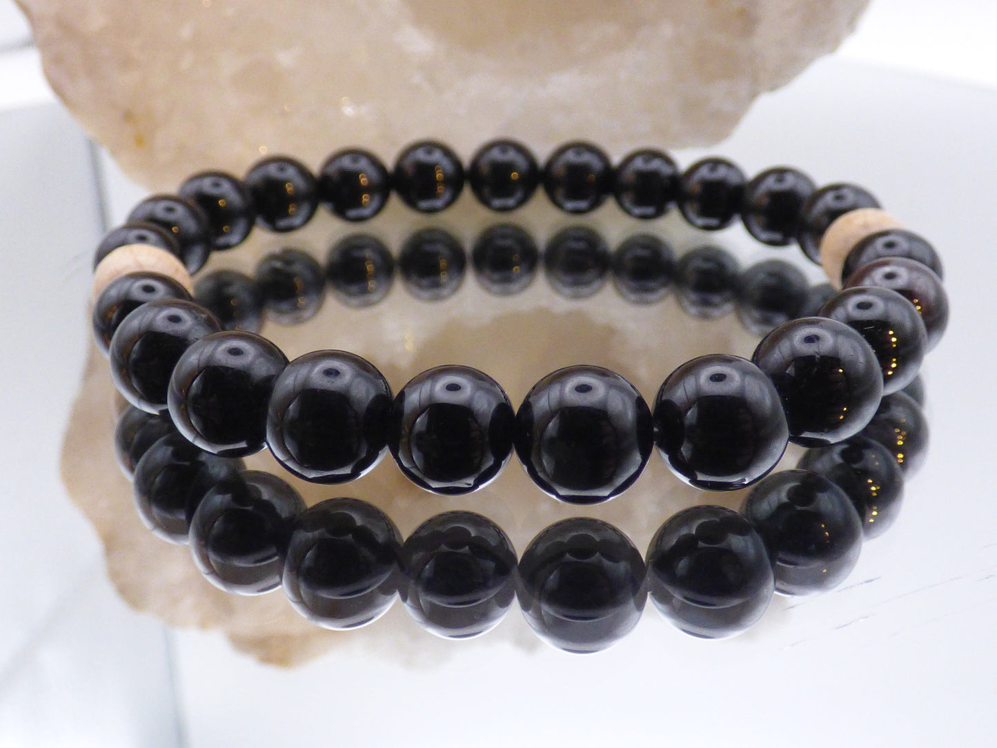 Bracelet en tourmaline noire