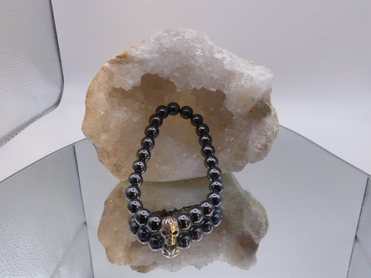 Bracelet homme en hématite