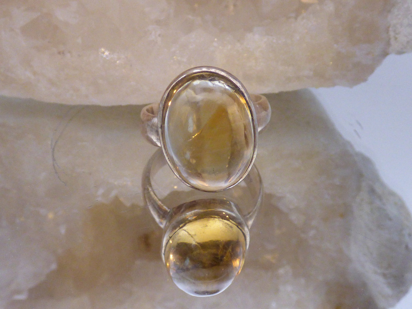 Bague en citrine