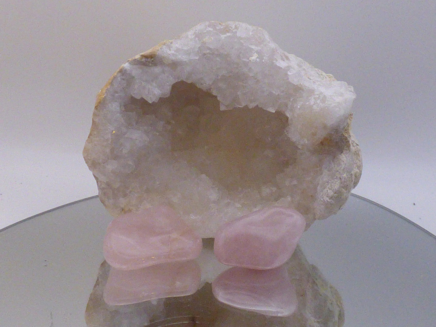 Pierre roulée quartz rose