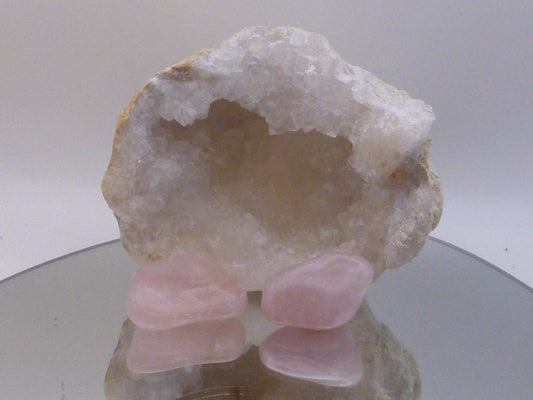 Pierre roulée quartz rose