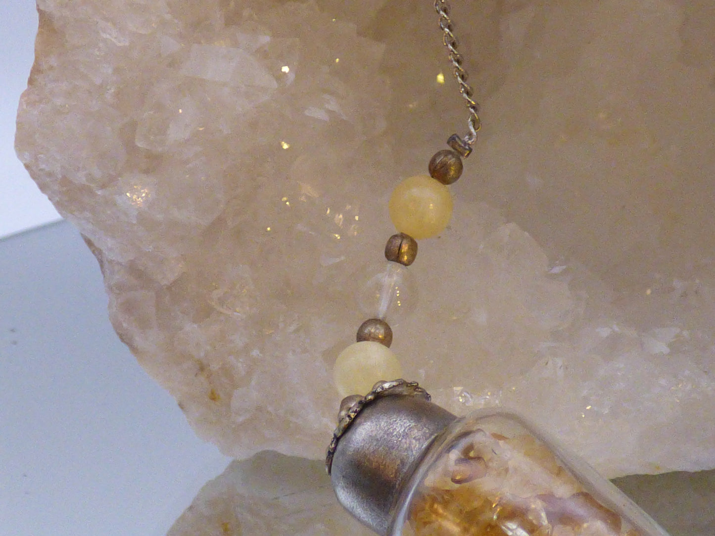 Pendule en citrine