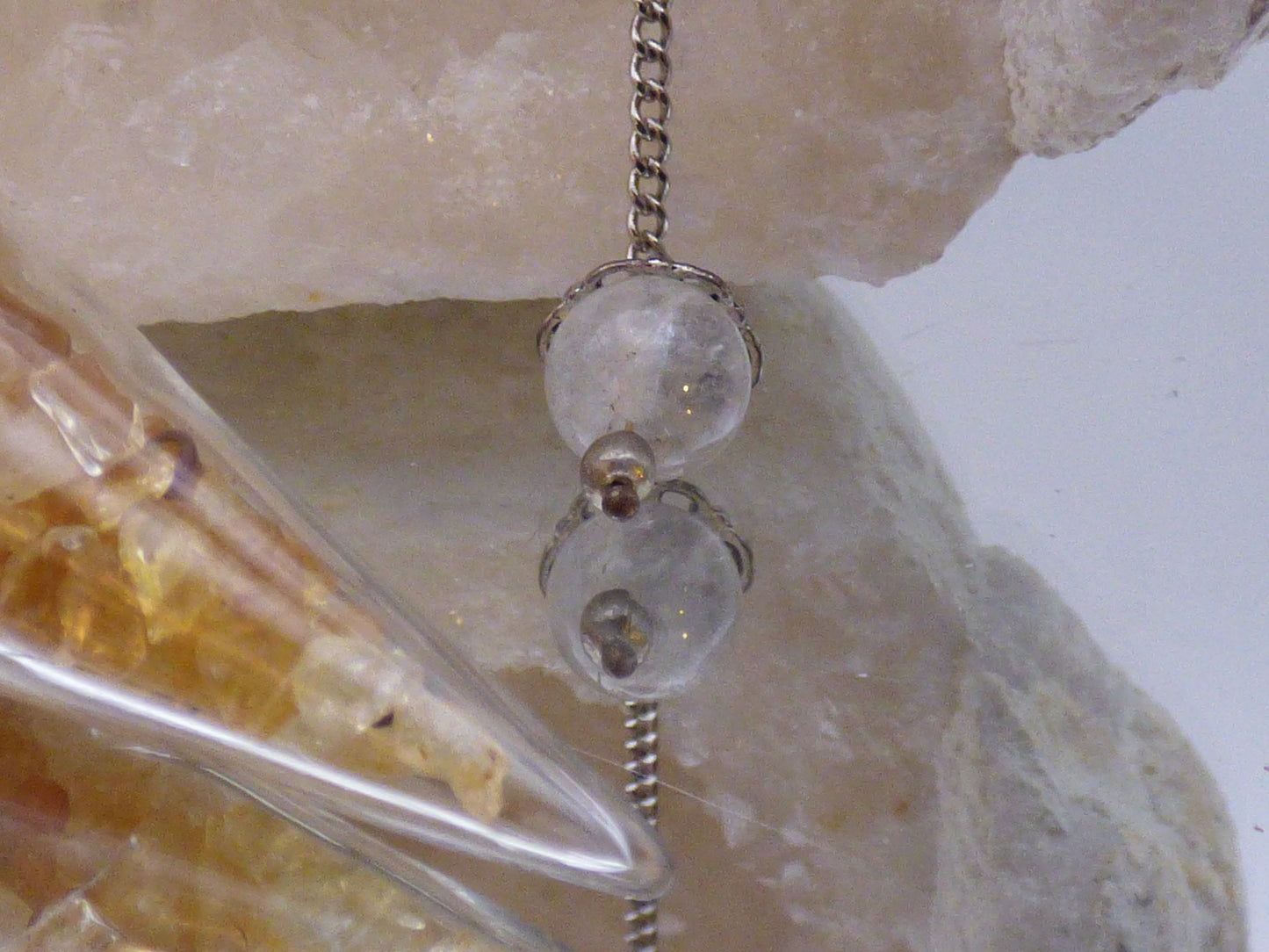 Pendule en citrine